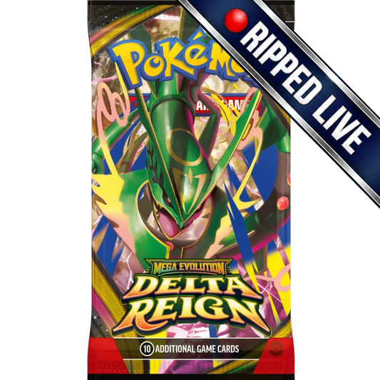 *BREAK* Pokemon: Mega Evolution Delta Reign Booster Pack *Expected Release Date RIPPED 10-30-2026*
