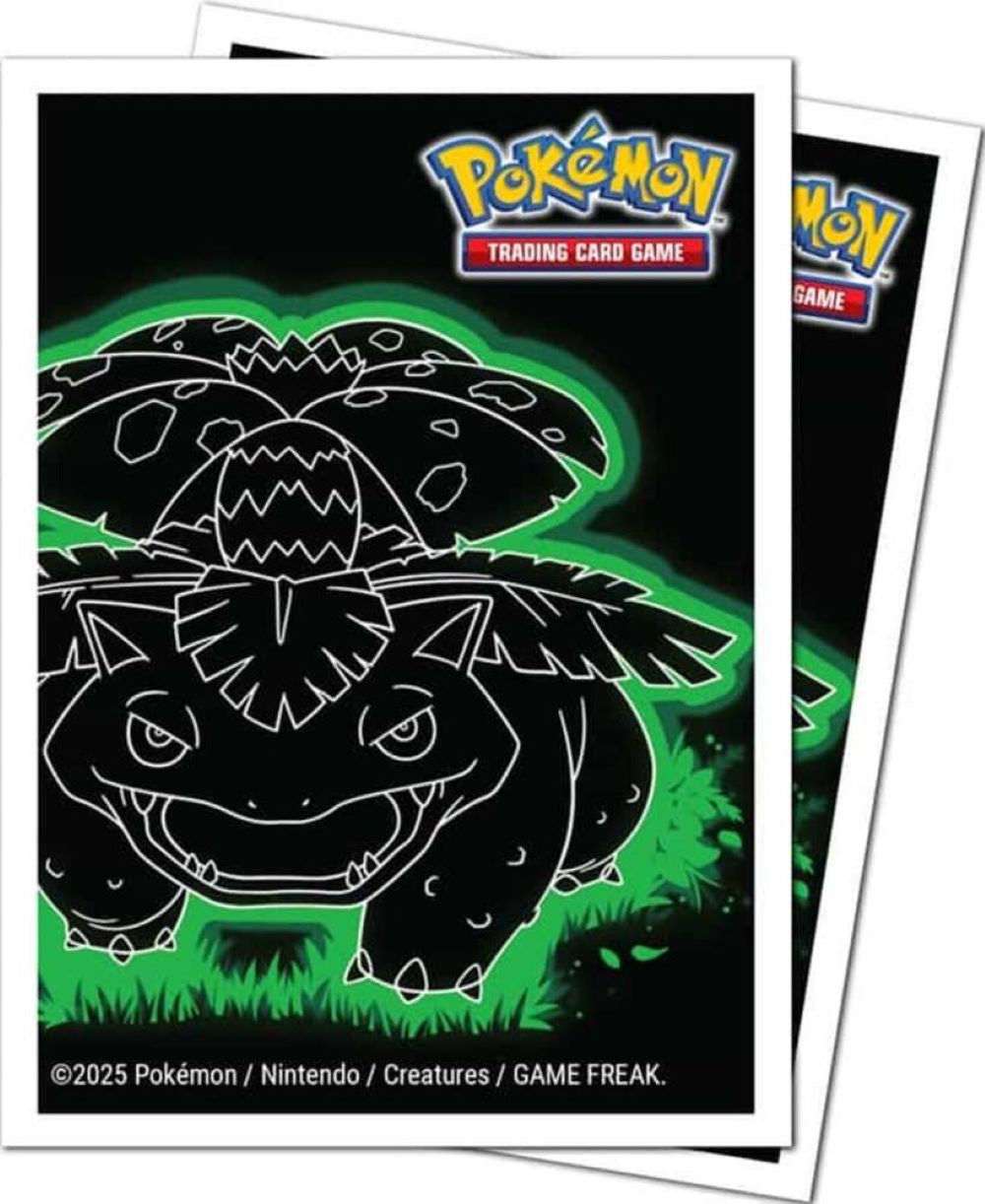 Ultra Pro Pokemon Neon Kanto Apex Sleeves - Venusaur