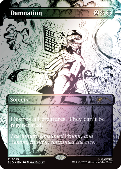 Magic the Gathering: Secret Lair x Marvel - Spider-Man: Venom Unleashed (Inks) [Rainbow Foil Edition]