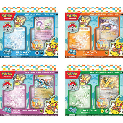 pokemon cards new set 2023 Pokemon: 2025 World Championship Decks (Set of Four)