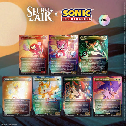 Magic the Gathering: Secret Lair X Sonic Friends & Foes [Rainbow Foil]