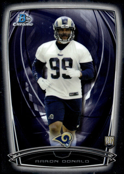 Aaron Donald 2014 Bowman Chrome RC #199 - Collector Store LLC