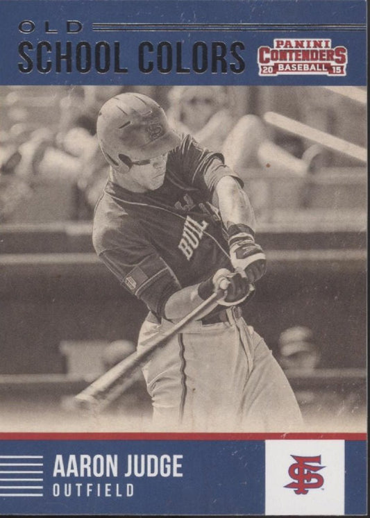 Aaron Judge 2015 Panini Contenders Old School Colors #23 - Collector Store LLC