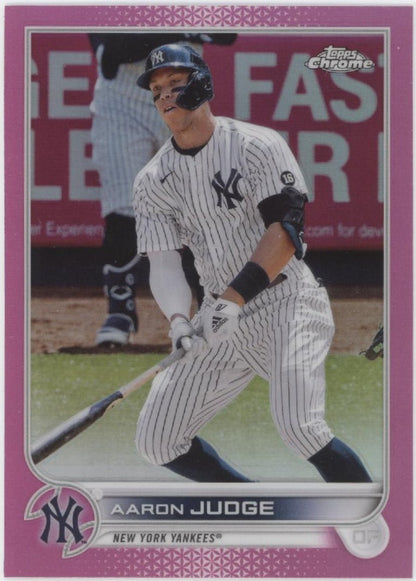 Aaron Judge 2022 Topps Chrome Pink Refractor #99 - Collector Store LLC