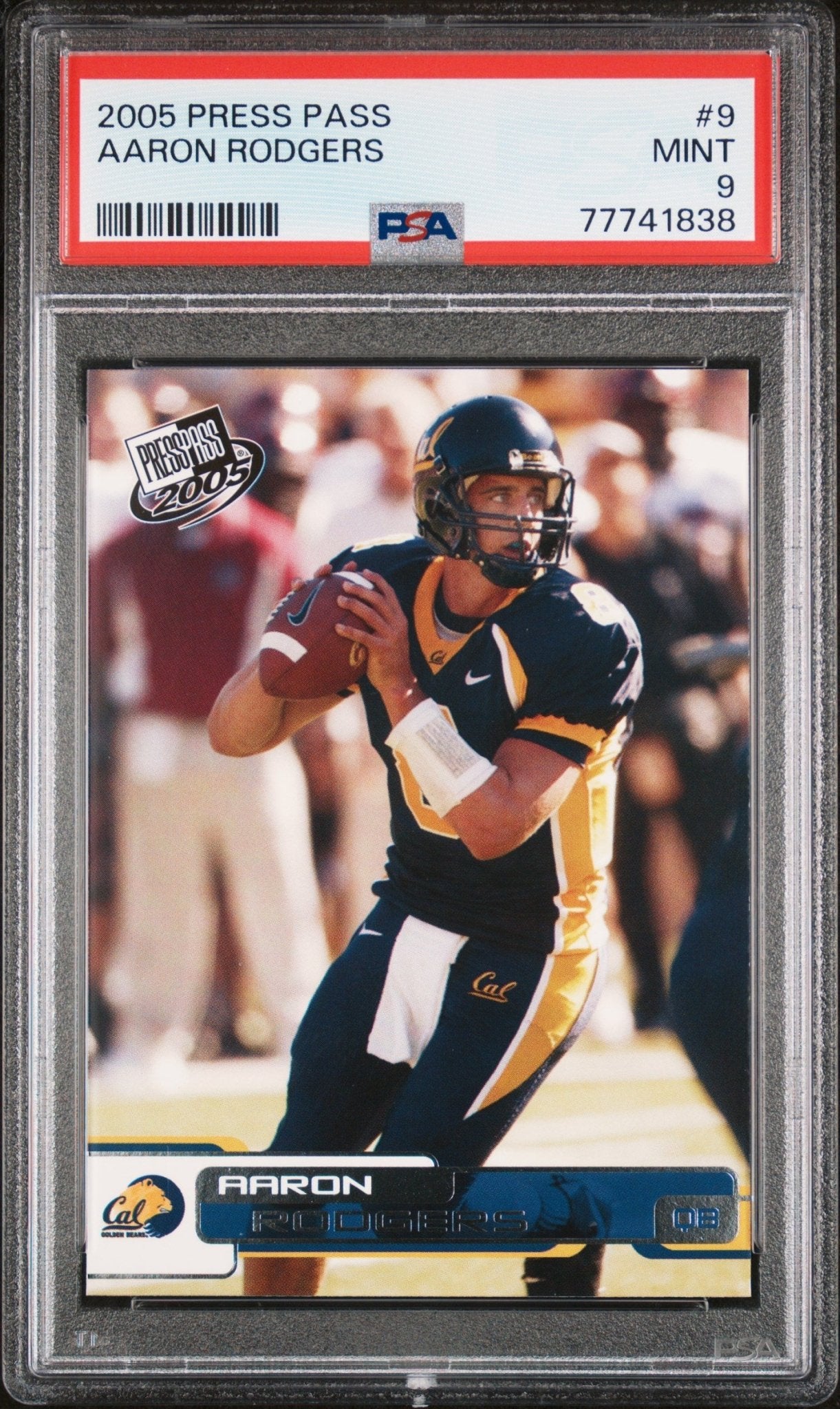 Aaron Rodgers 2005 Press Pass RC #9 PSA 9 - Collector Store LLC