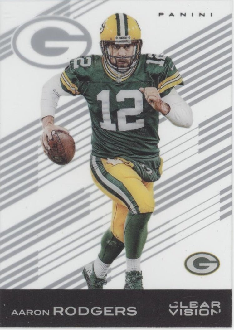 Aaron Rodgers 2015 Panini Clear Vision #37 - Collector Store LLC