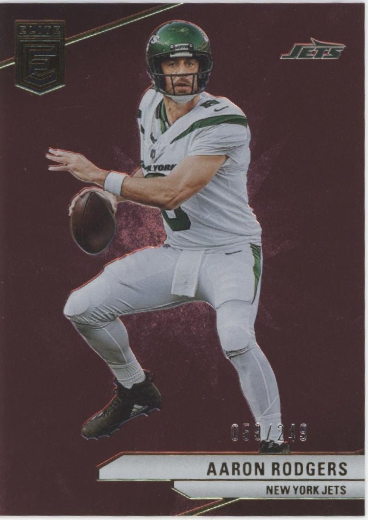 Aaron Rodgers 2024 Panini Donruss Elite Maroon 059/249 #99 - Collector Store LLC