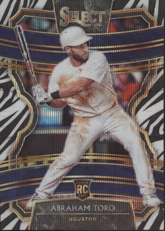 Abraham Toro 2020 Panini Select Zebra Prizm RC #6 - Collector Store LLC