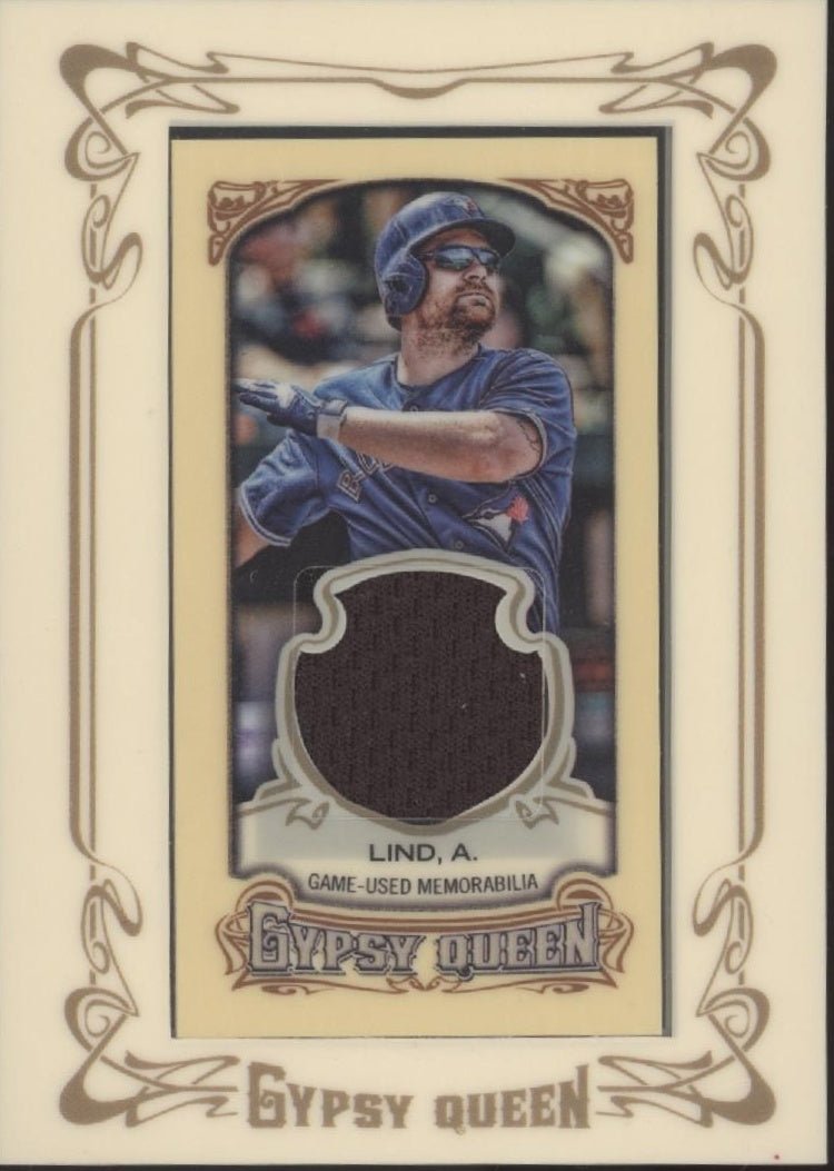 Adam Lind 2014 Topps Gypsy Queen Mini Framed Swatch #GMR - AL - Collector Store LLC