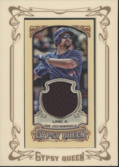 Adam Lind 2014 Topps Gypsy Queen Mini Framed Swatch #GMR - AL - Collector Store LLC