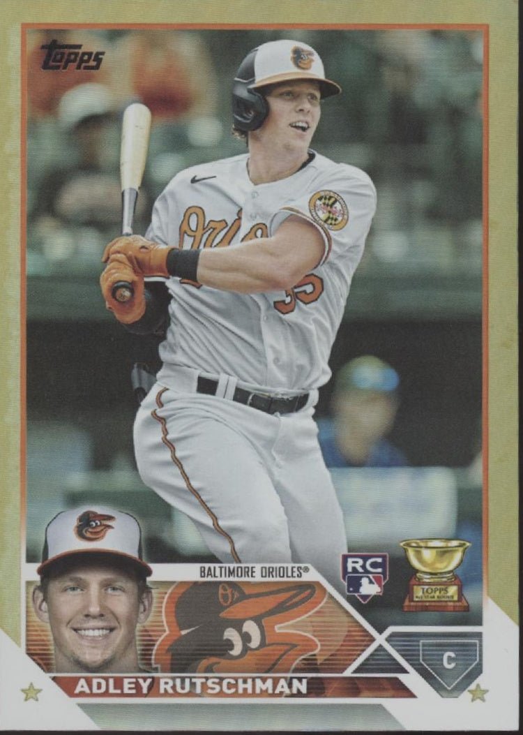 Adley Rutschman 2023 Topps Series 1 Gold Foil RC #250 - Collector Store LLC