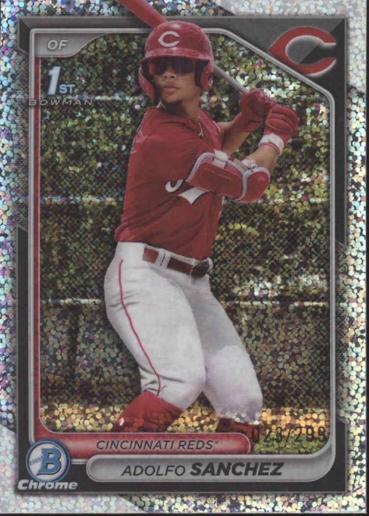 Adolfo Sanchez 2024 Bowman Chrome Speckle Refractor 023/299 #BCP - 252 - Collector Store LLC