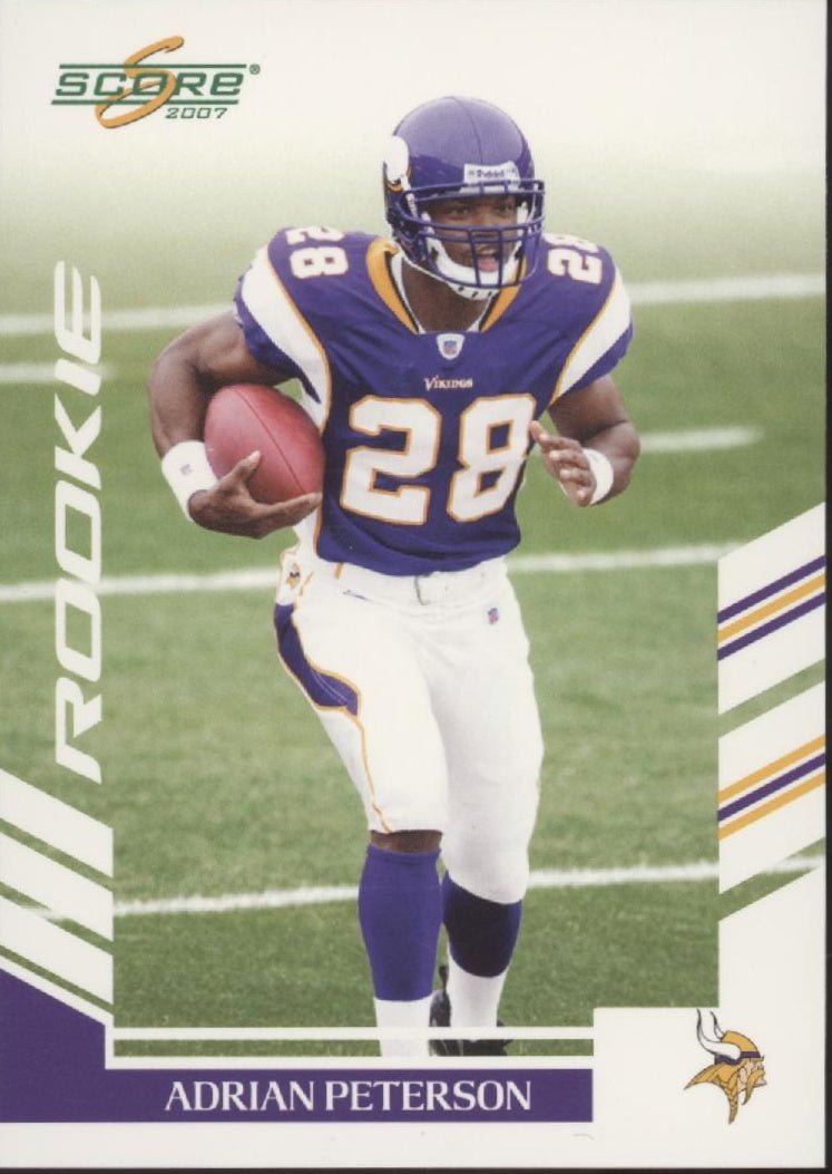 Adrian Peterson 2007 Donruss Score Hot Rookie RC #341 - Collector Store LLC