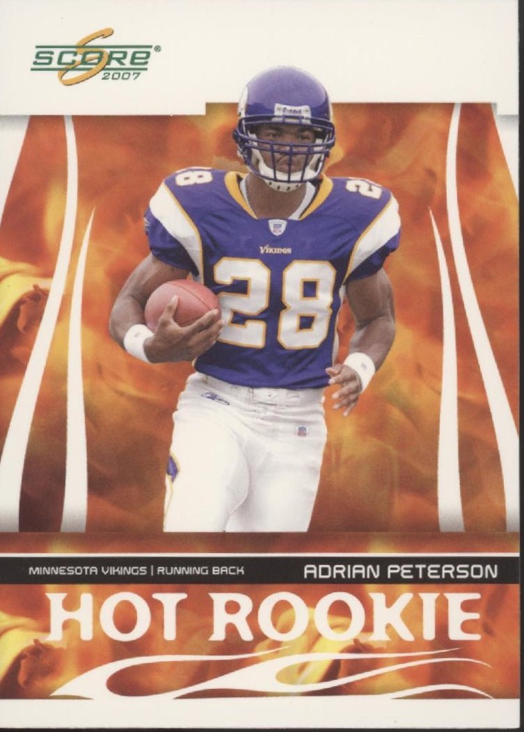 Adrian Peterson 2007 Donruss Score Hot Rookie RC #HR - 3 - Collector Store LLC