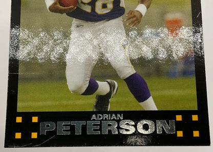 Adrian Peterson 2007 Topps RC #301 #2 - Collector Store LLC