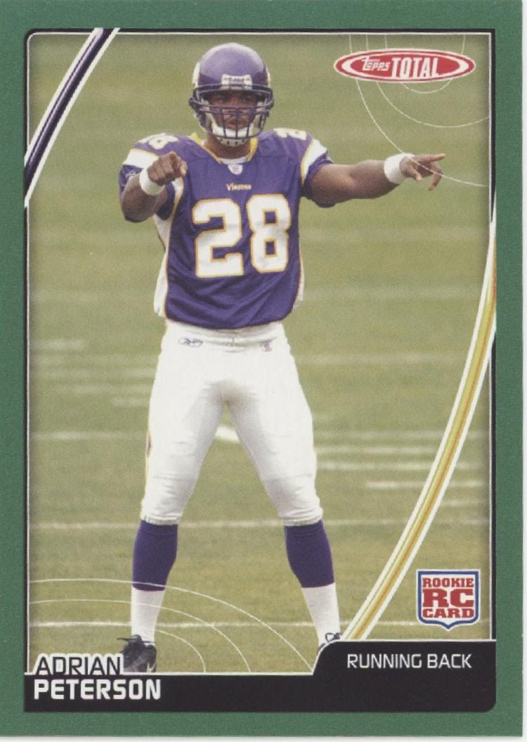 Adrian Peterson 2007 Topps Total RC #456 #1 - Collector Store LLC