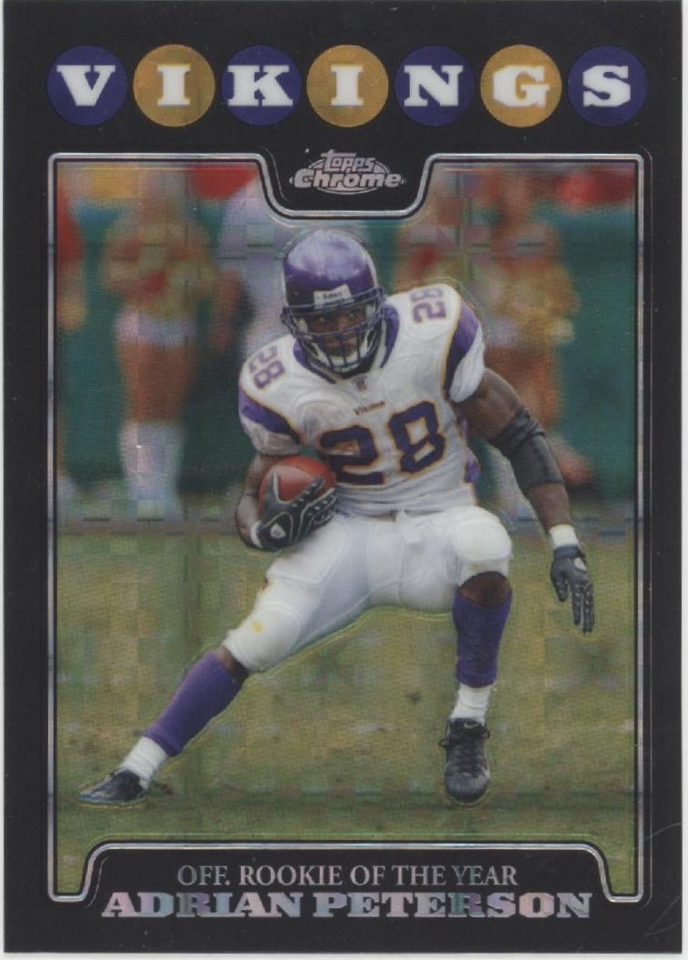 Adrian Peterson 2008 Topps Chrome Refractor #TC164 - Collector Store LLC