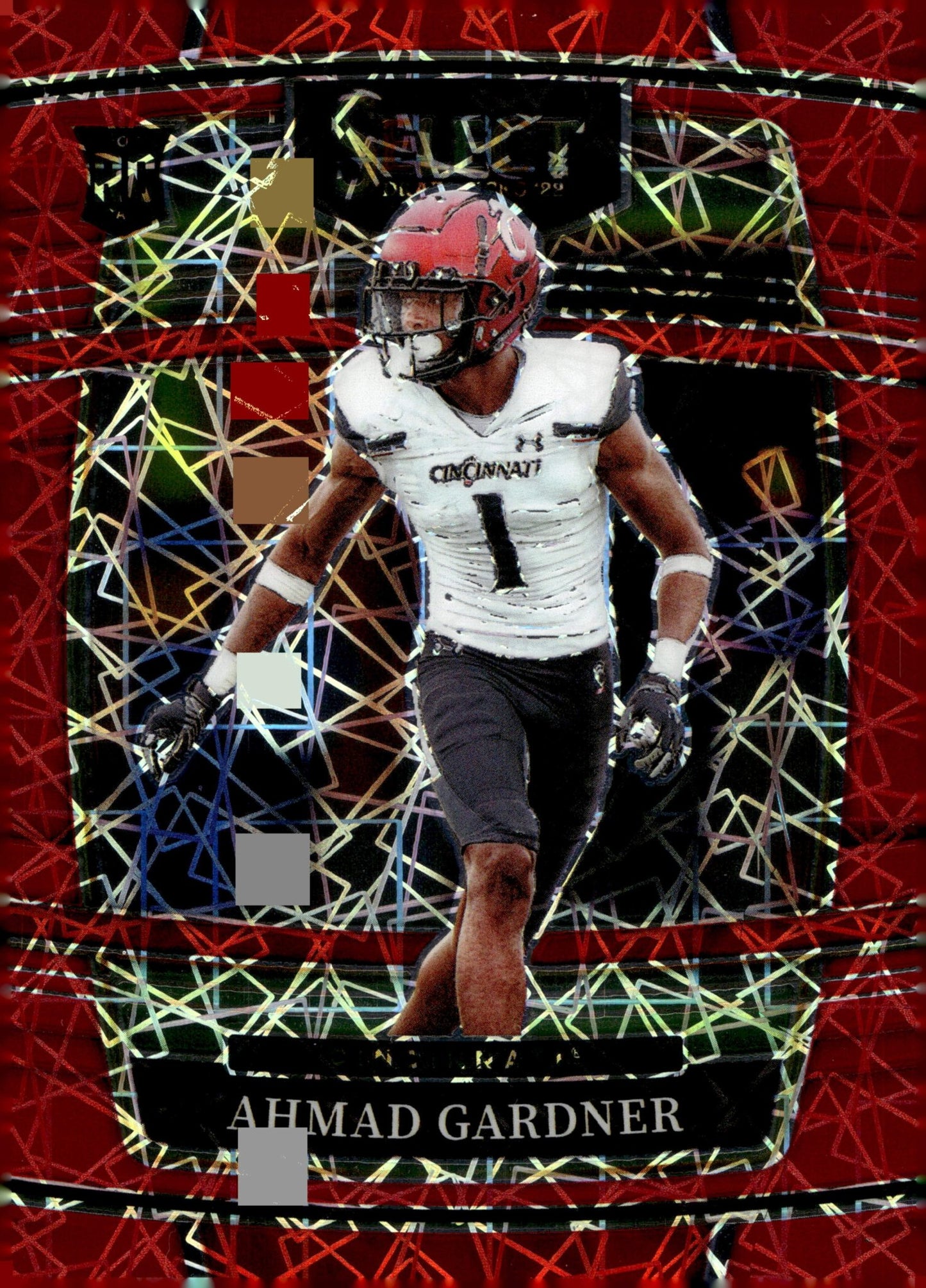 Ahmad Gardner 2022 Panini Select Draft Picks Red Velocity Prizm RC #54 - Collector Store LLC