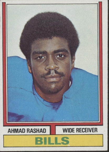 Ahmad Rashad 1974 Topps RC 105 Buffalo Bills VG - EX - Collector Store LLC