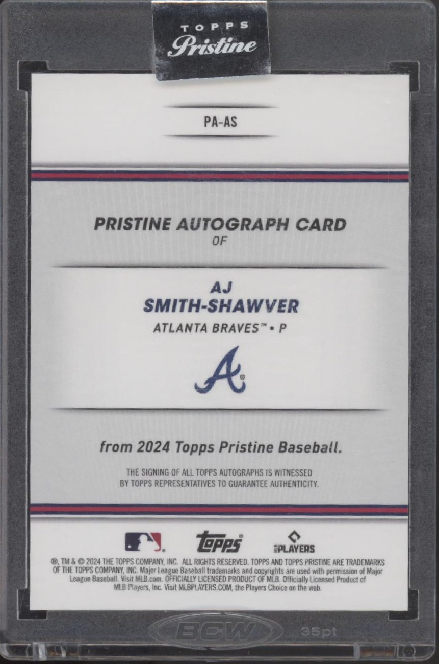 AJ Smith - Shawver 2024 Topps Pristine RC Auto #PA - AS - Collector Store LLC