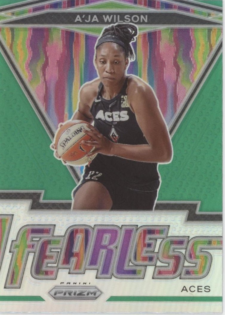 A'Ja Wilson 2021 Panini WNBA Prizm Fearless Prizm #4 - Collector Store LLC