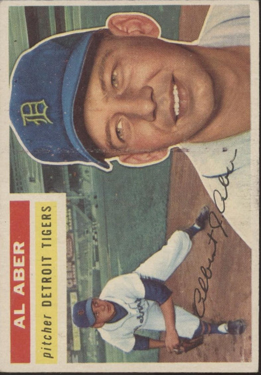 Al Aber 1956 Topps #317 Detroit Tigers VG - EX - Collector Store LLC