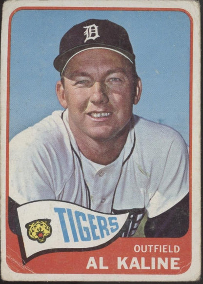 Al Kaline 1965 Topps #130 Detroit Tigers PR - Collector Store LLC