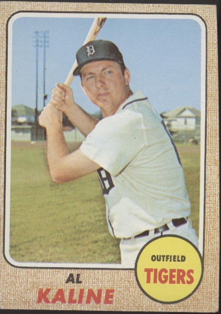 Al Kaline 1968 Topps #240 Detroit Tigers VG - EX - Collector Store LLC