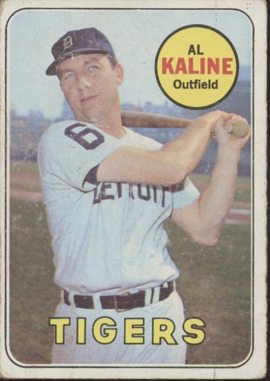 Al Kaline 1969 Topps #410 Detroit Tigers GD - Collector Store LLC