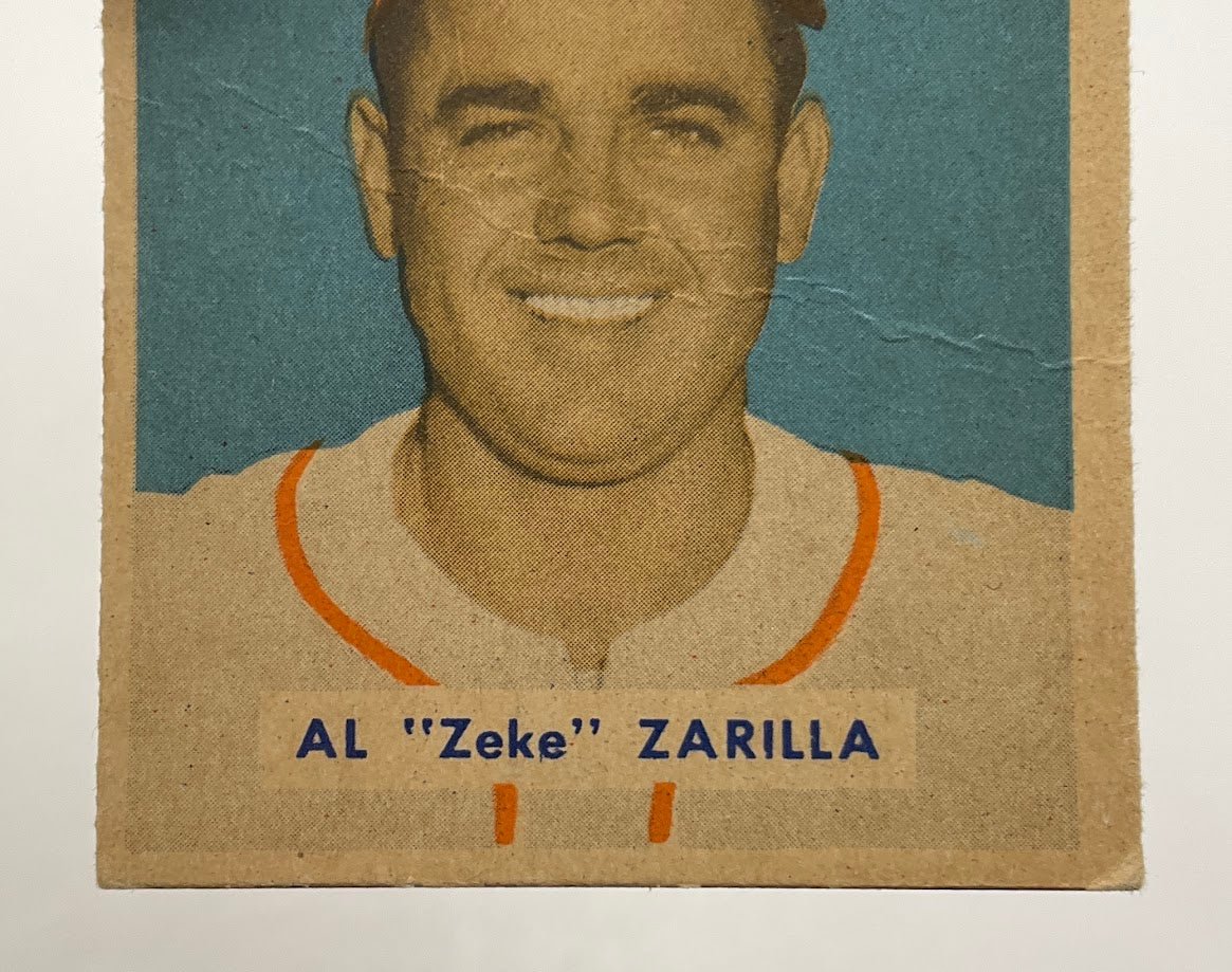 Al Zarilla 1949 Bowman RC #156 St. Louis Browns VG - EX - Collector Store LLC