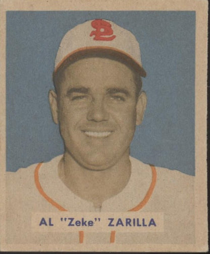 Al Zarilla 1949 Bowman RC #156 St. Louis Browns VG - EX - Collector Store LLC