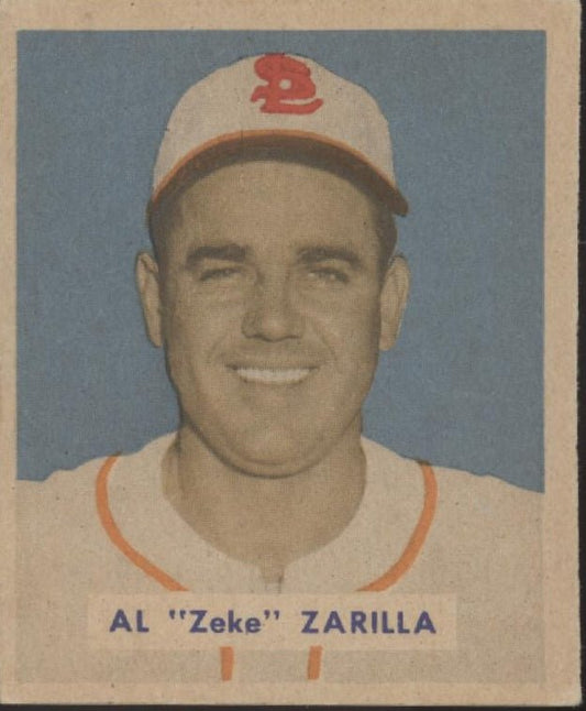 Al Zarilla 1949 Bowman RC #156 St. Louis Browns VG - EX - Collector Store LLC