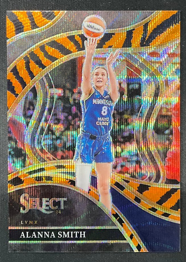 Alanna Smith 2024 Panini WNBA Select Tiger Wave Prizm #222 - Collector Store LLC