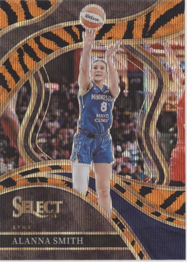 Alanna Smith 2024 Panini WNBA Select Tiger Wave Prizm #222 - Collector Store LLC