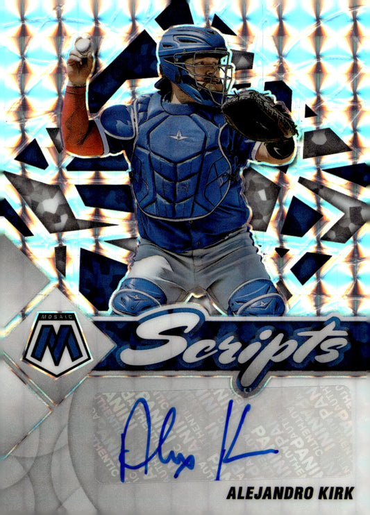 Alejandro Kirk 2022 Panini Mosaic Scripts Prizm Auto #SC - KI - Collector Store LLC