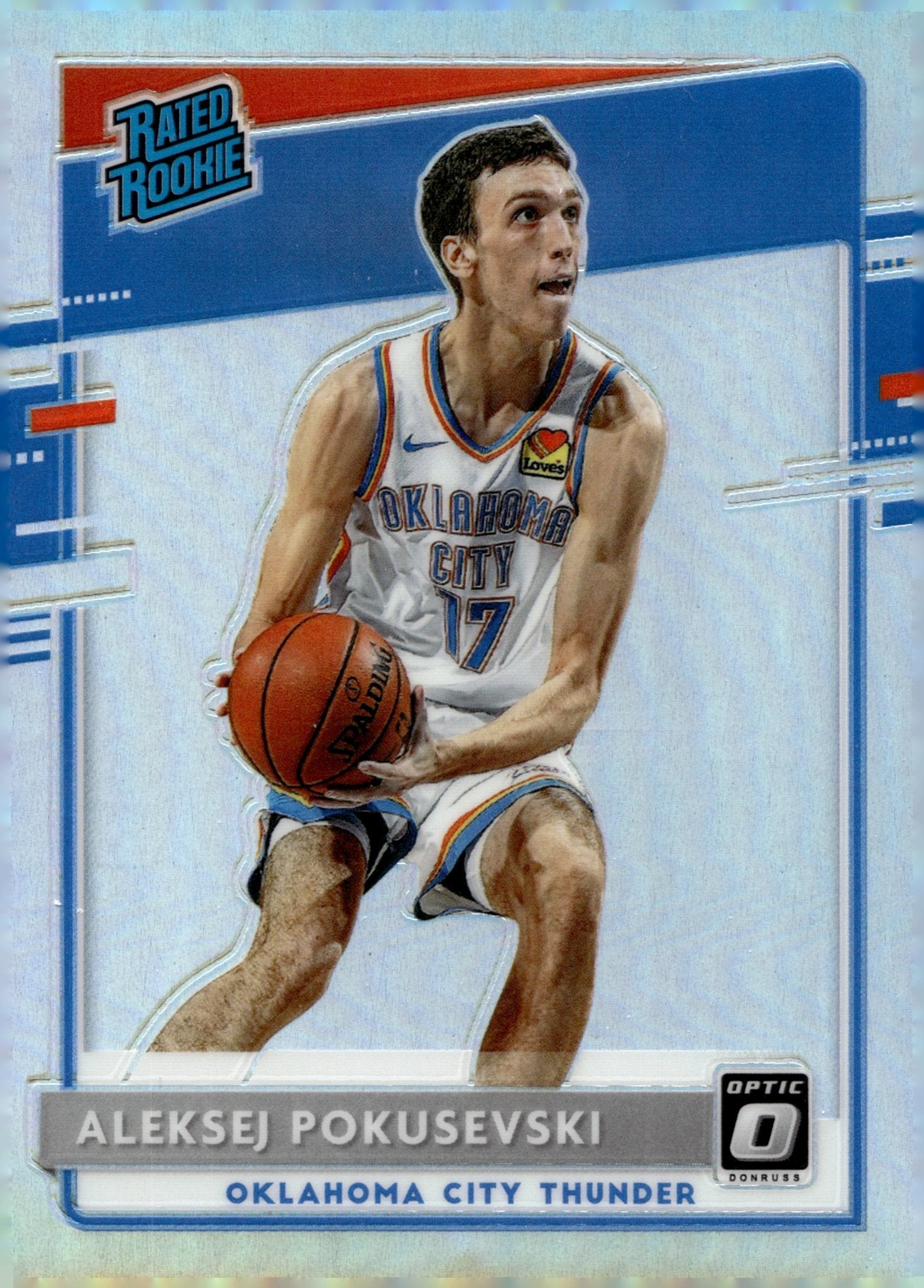 Aleksej Pokusevski 2020 - 21 Panini Donruss Optic Rated Rookie Prizm RC #167 - Collector Store LLC