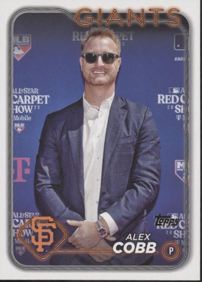 Alex Cobb 2024 Topps Series 2 Image Variant #497 - Collector Store LLC