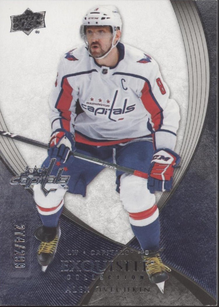 Alex Ovechkin 2021 - 22 Upper Deck Exquisite Collection 274/299 #07V - AO - Collector Store LLC