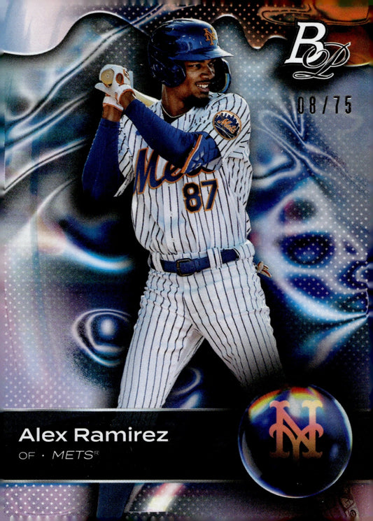 Alex Ramirez 2023 Bowman Platinum 08/75 #TOP - 18 - Collector Store LLC