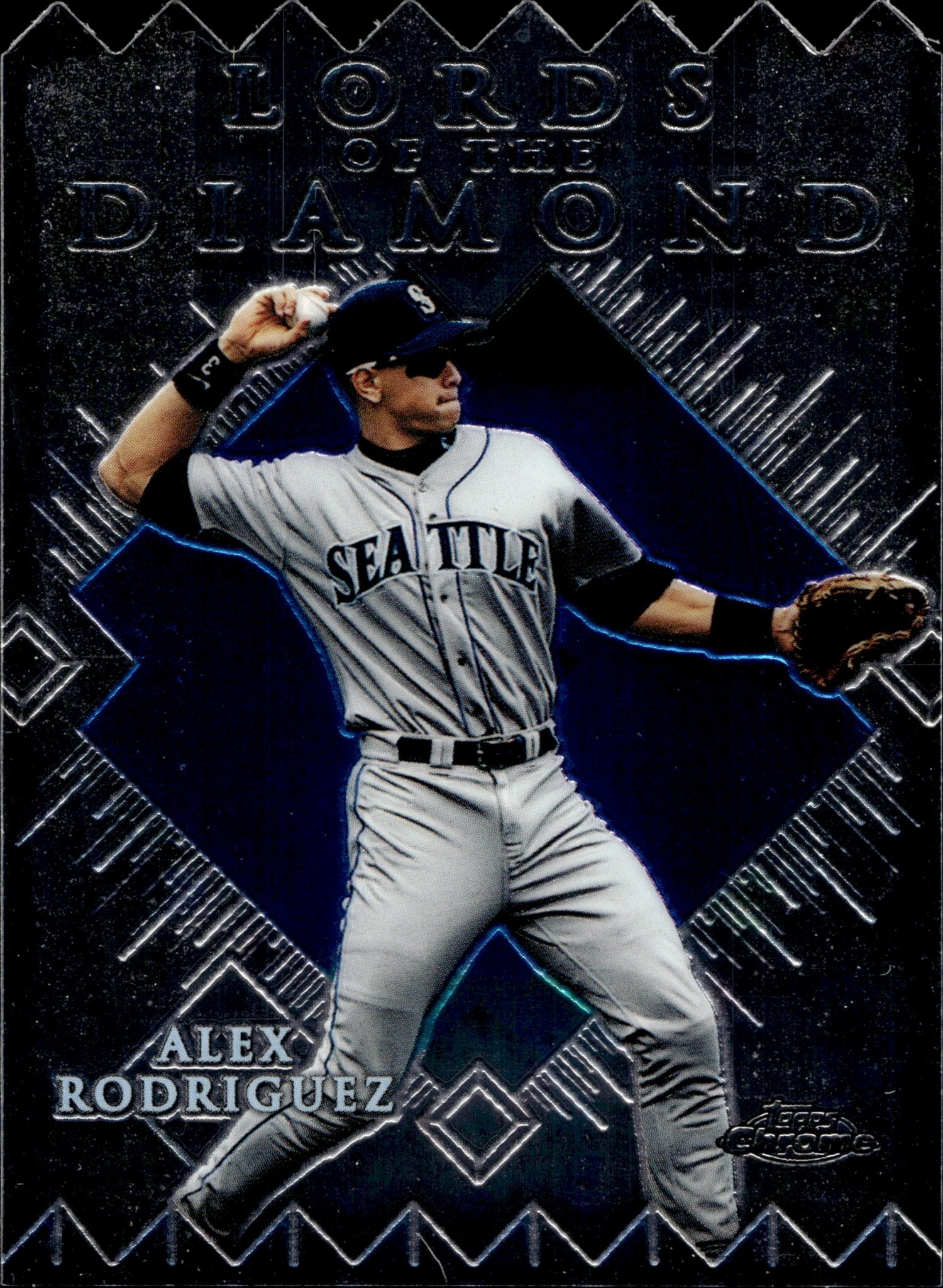 Alex Rodriguez 1999 Topps Chrome Lords of the Diamond Die - Cut #LD7 - Collector Store LLC