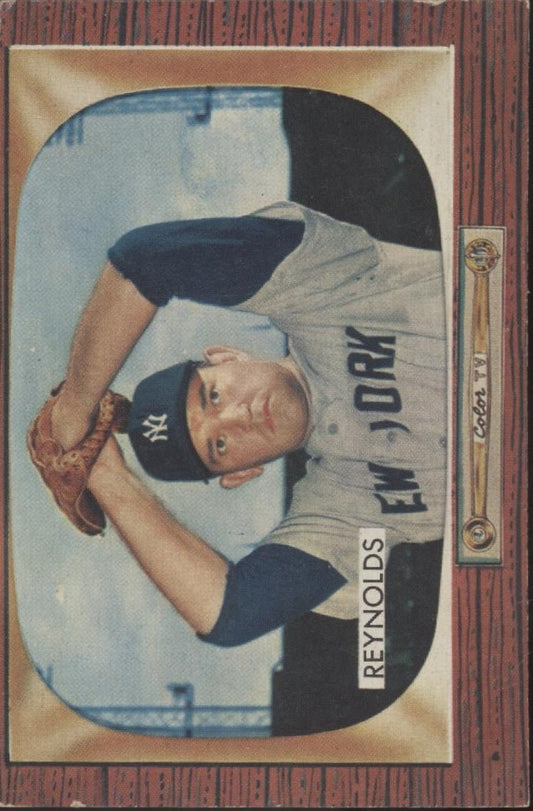 Allie Reynolds 1955 Bowman #201 New York Yankees VG - Collector Store LLC