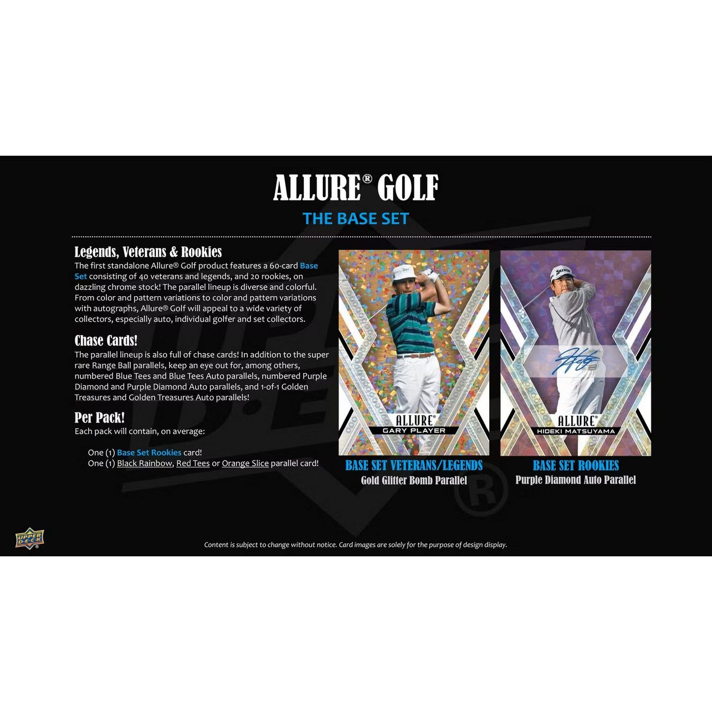 2026 Upper Deck Allure Golf Hobby Box *Contact Us To Order*