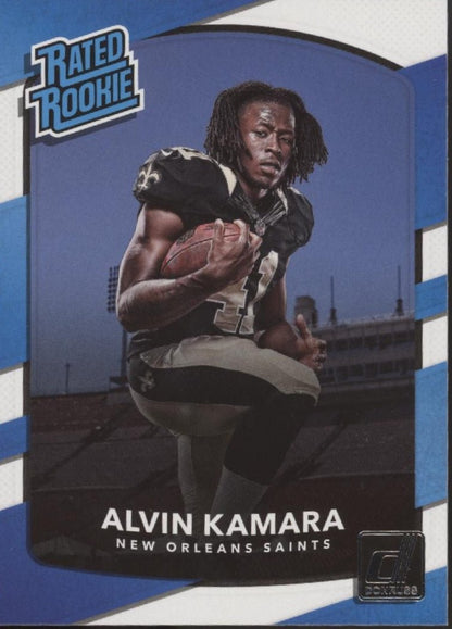 Alvin Kamara 2017 Panini Donruss Rated Rookie RC #349 #1 - Collector Store LLC