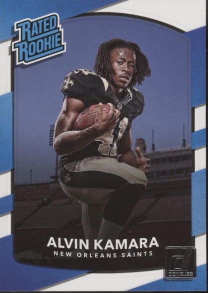 Alvin Kamara 2017 Panini Donruss Rated Rookie RC #349 #2 - Collector Store LLC