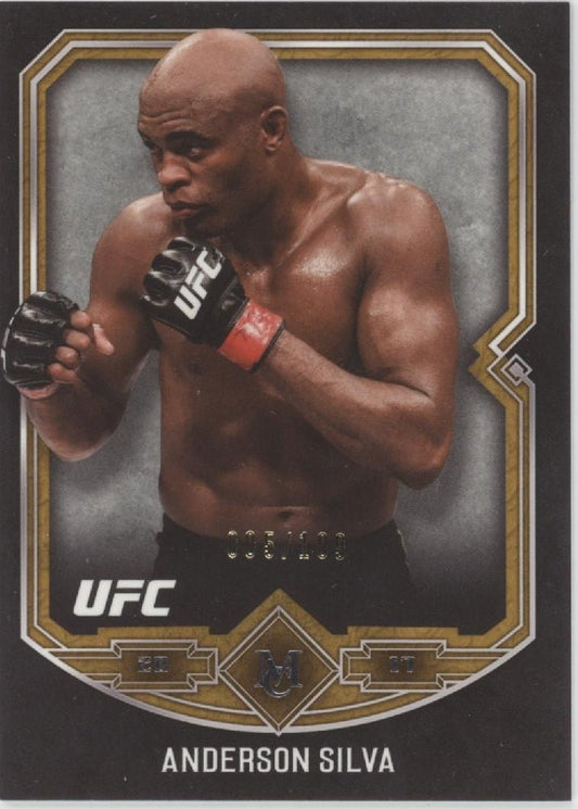 Anderson Silva 2017 Topps Museum Collection 005/109 #10 - Collector Store LLC