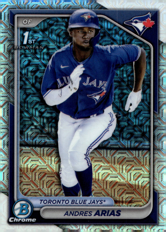 Andres Arias 2024 Bowman Chrome Mojo Refractor #BCP - 236 #2 - Collector Store LLC