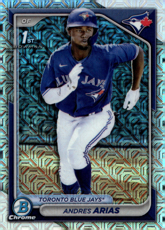 Andres Arias 2024 Bowman Chrome Mojo Refractor #BCP - 236 #4 - Collector Store LLC