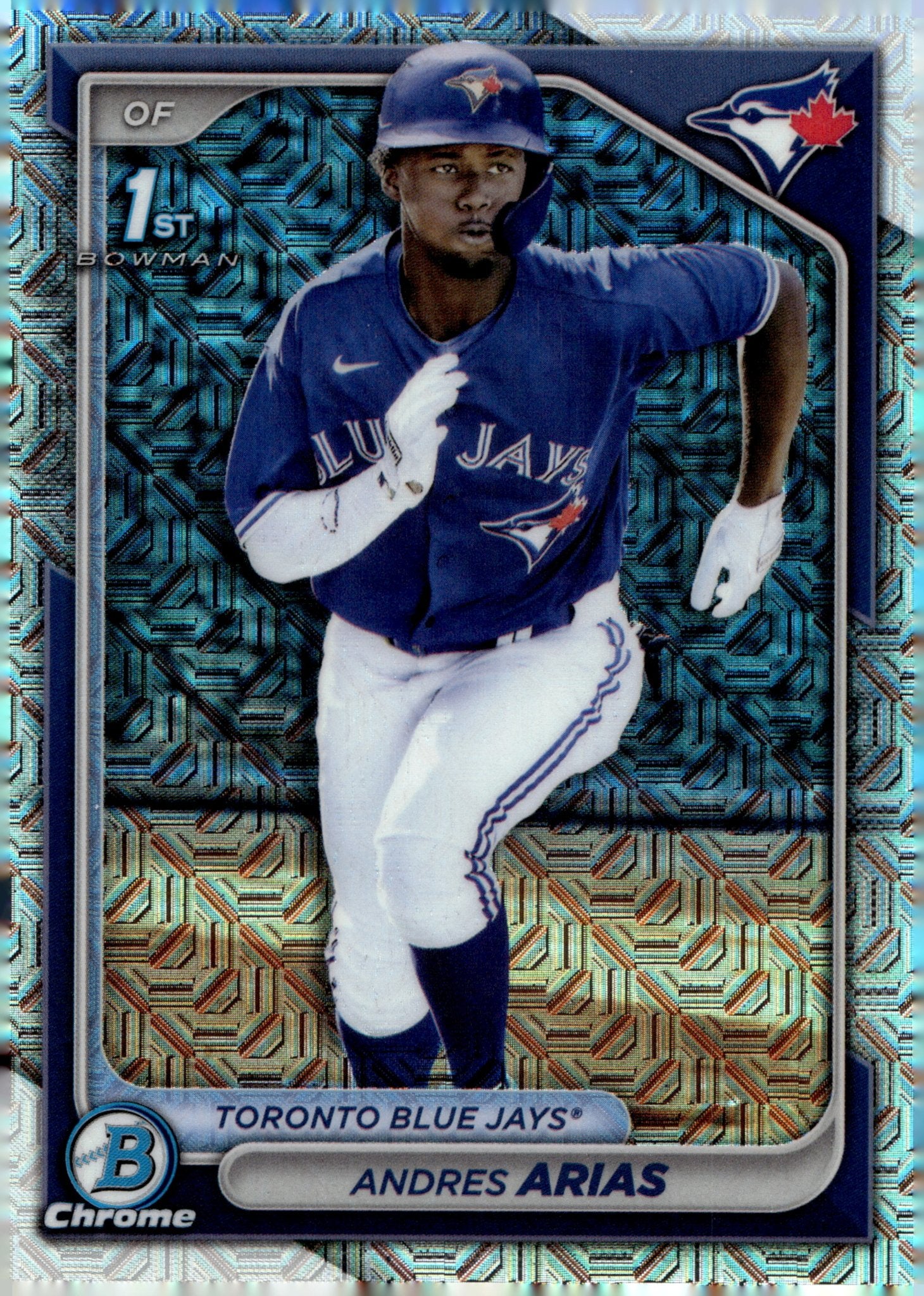 Andres Arias 2024 Bowman Chrome Mojo Refractor #BCP - 236 #5 - Collector Store LLC
