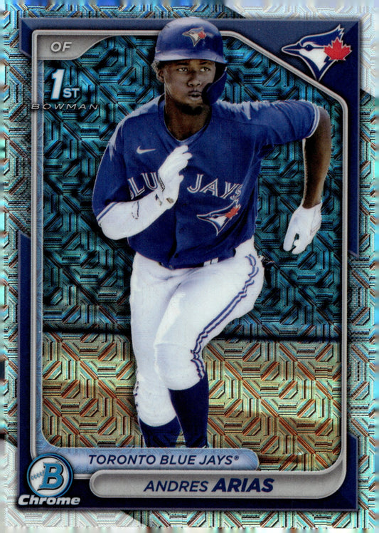Andres Arias 2024 Bowman Chrome Mojo Refractor #BCP - 236 #5 - Collector Store LLC