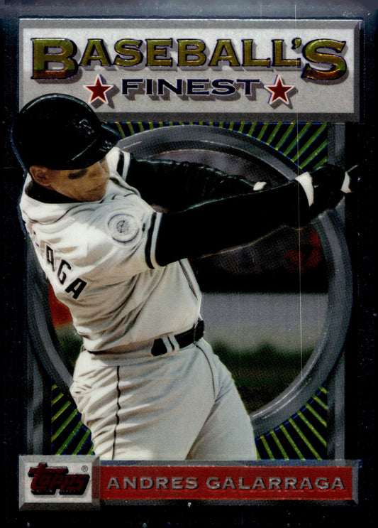 Andres Galarraga 1993 Topps Baseball's Finest #130 - Collector Store LLC